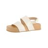 Riemchensandale PAUL GREEN "Paul Green Sandalen Leder", Damen, Gr. 40, gold (metallic gold), Leder, casual, Schuhe