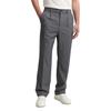 Chinohose TOM TAILOR DENIM, Herren, Gr. 30, Länge 32, grau (mid grau melange), Web, Obermaterial: 63% Polyester, 33% Viskose, 4% Elasthan. Futter: 100% Polyester, meliert, modisch, loose fit knöchellang, Hosen, mit Bügelfalte