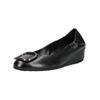 Ballerina HÖGL "Högl Ballerinas Leder", Damen, Gr. 39, schwarz, Leder, casual, Schuhe