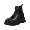 Stiefelette STEVE MADDEN "STEVE MADDEN Stiefelette Leder/Textil", Damen, Gr. 40, schwarz (schwarz, schwarz), Leder, Textil, casual, Schuhe