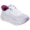 Slip-On Sneaker SKECHERS "MAX CUSHIONING GLIDE-STEP-SAPPHIRE", Damen, Gr. 41, lila (weiß, lavendel), Lederimitat, Mesh, sportlich, Schuhe, Laufschuh, Trainingsschuh mit dämpfender Glide Step Sohle