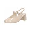Slingpumps NERO GIARDINI "Nero Giardini Pumps Leder", Damen, Gr. 37, beige, Leder, elegant, Schuhe