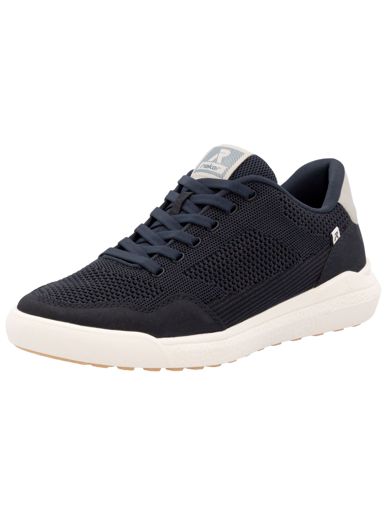 Sneaker RIEKER "Rieker Sneaker Textil", Herren, Gr. 43, pazifik, Textil, Schuhe Sneaker