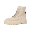 Schnürstiefelette STEVE MADDEN "STEVE MADDEN Stiefelette Veloursleder", Damen, Gr. 41, beige, Veloursleder, casual, Schuhe