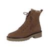 Schnürstiefelette PAUL GREEN "Paul Green Stiefelette Nubukleder", Damen, Gr. 38,5, braun (toffee), Nubukleder, casual, Schuhe