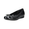 Ballerina GABOR COMFORT "Gabor Comfort Ballerinas Nappaleder", Damen, Gr. 38,5, schwarz, Nappaleder, casual, Schuhe