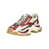 Sneaker STEVE MADDEN "STEVE MADDEN Sneaker Leder/Textil", Damen, Gr. 38, bunt (weiß, lila), Leder, Textil, casual, Schuhe