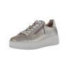 Sneaker GABOR COMFORT "Gabor Comfort Sneaker Nappaleder", Damen, Gr. 38, weiß (weiß, silber), Nappaleder, casual, Schuhe