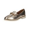 Slipper TAMARIS "Tamaris Slipper Leder", Damen, Gr. 39, braun (bronze), Leder, casual, Schuhe