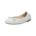 Ballerina HÖGL "Högl Ballerinas Leder", Damen, Gr. 38,5, blau (hellblau), Leder, casual, Schuhe