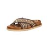 Pantolette INUOVO "INUOVO Pantoletten Leder", Damen, Gr. 41, braun (chocolate), Leder, casual, Schuhe