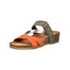 Pantolette IGI & CO "IGI & CO Pantoletten Nubukleder", Damen, Gr. 39, orange, Nubukleder, casual, Schuhe