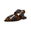 Ballerina STEVE MADDEN "STEVE MADDEN Ballerinas Leder", Damen, Gr. 39, braun (leopard), Leder, casual, Schuhe