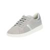 Sneaker GEOX "Geox Sneaker Leder/Synthetik", Damen, Gr. 38, grau (hellgrau), Leder, Synthetik, casual, Schuhe