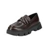Slipper GEOX "Geox Slipper Leder", Damen, Gr. 39, braun (coffee), Leder, casual, Schuhe
