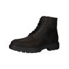 Schnürstiefelette GEOX "Geox Stiefelette Leder", Herren, Gr. 44, grau (taupe), Leder, casual, Schuhe
