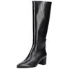 Stiefel HÖGL "Högl Stiefel Leder", Damen, Gr. 37,5, schwarz, Leder, casual, Schuhe