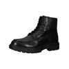 Schnürstiefelette GEOX "Geox Stiefelette Leder", Herren, Gr. 40, schwarz, Leder, casual, Schuhe