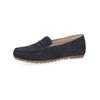 Slipper CAPRICE "Caprice Slipper Veloursleder", Damen, Gr. 37, blau (ocean), Veloursleder, casual, Schuhe