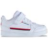 Sneaker LOTTO, Kinder, Gr. 23, rot (weiß, rot), Synthetik, Kunstfaser, clean, sportlich, Schuhe, - mit Elastikschnürung & Klettverschluss