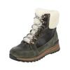 Schnürstiefelette ARA "Ara Stiefelette Leder/Synthetik", Damen, Gr. 38, grün (forest), Leder, Synthetik, casual, Schuhe