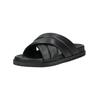 Pantolette HÖGL "Högl Pantoletten Leder", Damen, Gr. 38, schwarz, Leder, casual, Schuhe