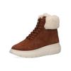 Sneaker CAPRICE "Caprice Sneaker Veloursleder/Textil", Damen, Gr. 40, braun (cognac), Veloursleder, Textil, casual, Schuhe