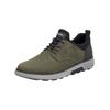 Sneaker RIEKER "Rieker Sneaker Leder", Herren, Gr. 44, grün, Leder, casual, Schuhe