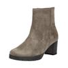 Stiefelette GABOR COMFORT "Gabor Comfort Stiefelette Veloursleder", Damen, Gr. 37, grau, Veloursleder, casual, Schuhe