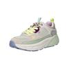 Sneaker JEEP "Jeep Sneaker Lederimitat/Textil", Herren, Gr. 38, grün (beige, grün), Lederimitat, Textil, casual, Schuhe