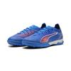 Fußballschuh PUMA "ULTRA 6 PRO CAGE TT Fußballschuhe Erwachsene", Gr. 39, ultra blau weiß glowing rot, Obermaterial: Textil, Synthetik; Futter: Textil, Synthetik; Innensohle: Textil; Laufsohle: Gummi, Schuhe