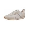 Sneaker TAMARIS "Tamaris Sneaker Leder/Synthetik", Damen, Gr. 38, weiß (weiß, gold), Leder, Synthetik, casual, Schuhe