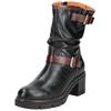 Schnürstiefelette PIKOLINOS "PIKOLINOS Stiefelette Leder", Damen, Gr. 42, schwarz (schwarz, schwarz), Leder, casual, Schuhe