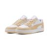 Sneaker PUMA "CAVEN 2.0 MONO", Gr. 38, puma weiß, canvas, puma gold, mehrfarbig, sportlich, Schuhe