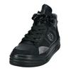 Sneaker BAGATT "BAGATT Sneaker Nappaleder", Damen, Gr. 40, schwarz (schwarz, silber), Nappaleder, casual, Schuhe
