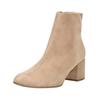 Stiefelette HÖGL "Högl Stiefelette Veloursleder", Damen, Gr. 37,5, grau (taupe), Veloursleder, casual, Schuhe