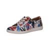 Sneaker CAPRICE "Caprice Sneaker Leder", Damen, Gr. 39, blau (weiß, blau), Leder, casual, Schuhe