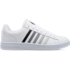 Sneaker K-SWISS "COURT WINSTON", Gr. 43, weiß, schwarz gradient, weiß, Leder, sportlich, Schuhe