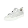 Sneaker MUSTANG SHOES "Mustang Shoes Sneaker Lederimitat/Textil", Damen, Gr. 39, silber, Lederimitat, Textil, casual, Schuhe