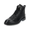 Schnürstiefelette PANTOFOLA D´ORO "Pantofola d'Oro Stiefelette Leder", Gr. 45, schwarz, Leder, casual, Schuhe