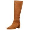 Stiefel HÖGL "Högl Stiefelette Leder", Damen, Gr. 38, braun (camel), Leder, casual, Schuhe