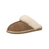 Hausschuh SHEPHERD "Shepherd Hausschuhe Leder", Damen, Gr. 39, grau (stone), Leder, casual, Schuhe
