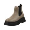 Stiefelette STEVE MADDEN "STEVE MADDEN Stiefelette Leder/Textil", Damen, Gr. 40, beige, Leder, Textil, casual, Schuhe