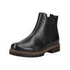 Stiefelette GABOR COMFORT "Gabor Comfort Stiefelette Leder/Textil", Damen, Gr. 38, schwarz, Leder, Textil, casual, Schuhe