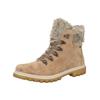 Schnürstiefelette LEGERO "Legero Stiefelette Veloursleder", Damen, Gr. 36, beige, Veloursleder, casual, Schuhe