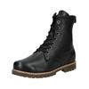 Schnürstiefelette ANDREA CONTI "Andrea Conti Stiefelette Leder", Damen, Gr. 40, schwarz, Leder, casual, Schuhe