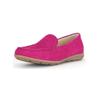 Mokassin GABOR COMFORT "Gabor Comfort Mokassin Veloursleder", Damen, Gr. 37,5, pink, Veloursleder, casual, Schuhe