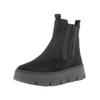 Stiefelette GABOR "Gabor Stiefelette Veloursleder", Damen, Gr. 38,5, schwarz, Veloursleder, casual, Schuhe