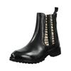 Stiefelette MELVIN & HAMILTON "Melvin & Hamilton Stiefelette Leder", Damen, Gr. 38, schwarz, Leder, casual, Schuhe