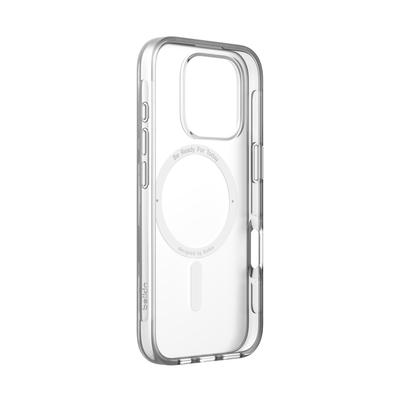 BELKIN Handyhülle "SheerForce magnetisches Case für Apple iPhone 16 Pro", transparent, iPhone 16 Pro, Hüllen, Backcover, Schutzhülle, Handyschutzhülle, Case, Schutzcase, stoßfest
